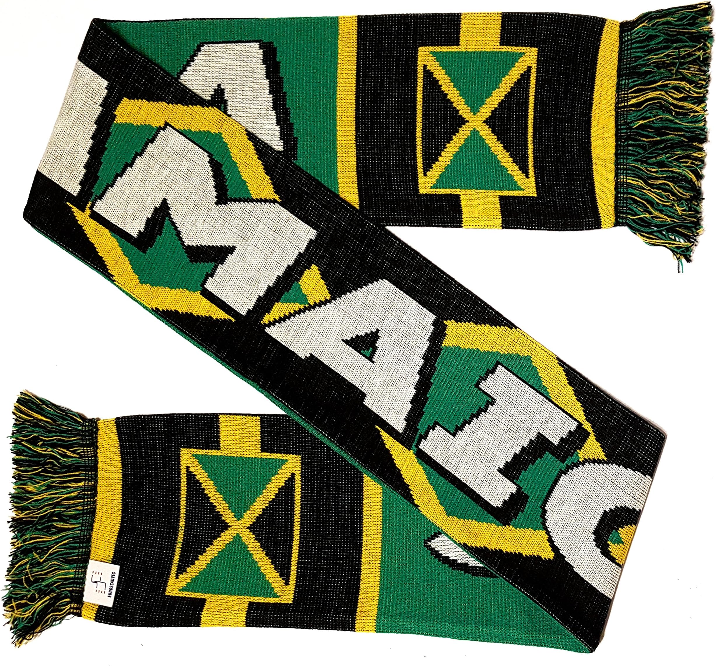 Jamaica Soccer Knit Scarf