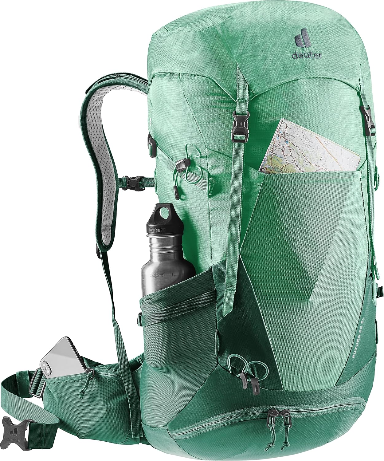Deuter Futura 30 SL Women's Hiking Backpack, spearmint-seagreen