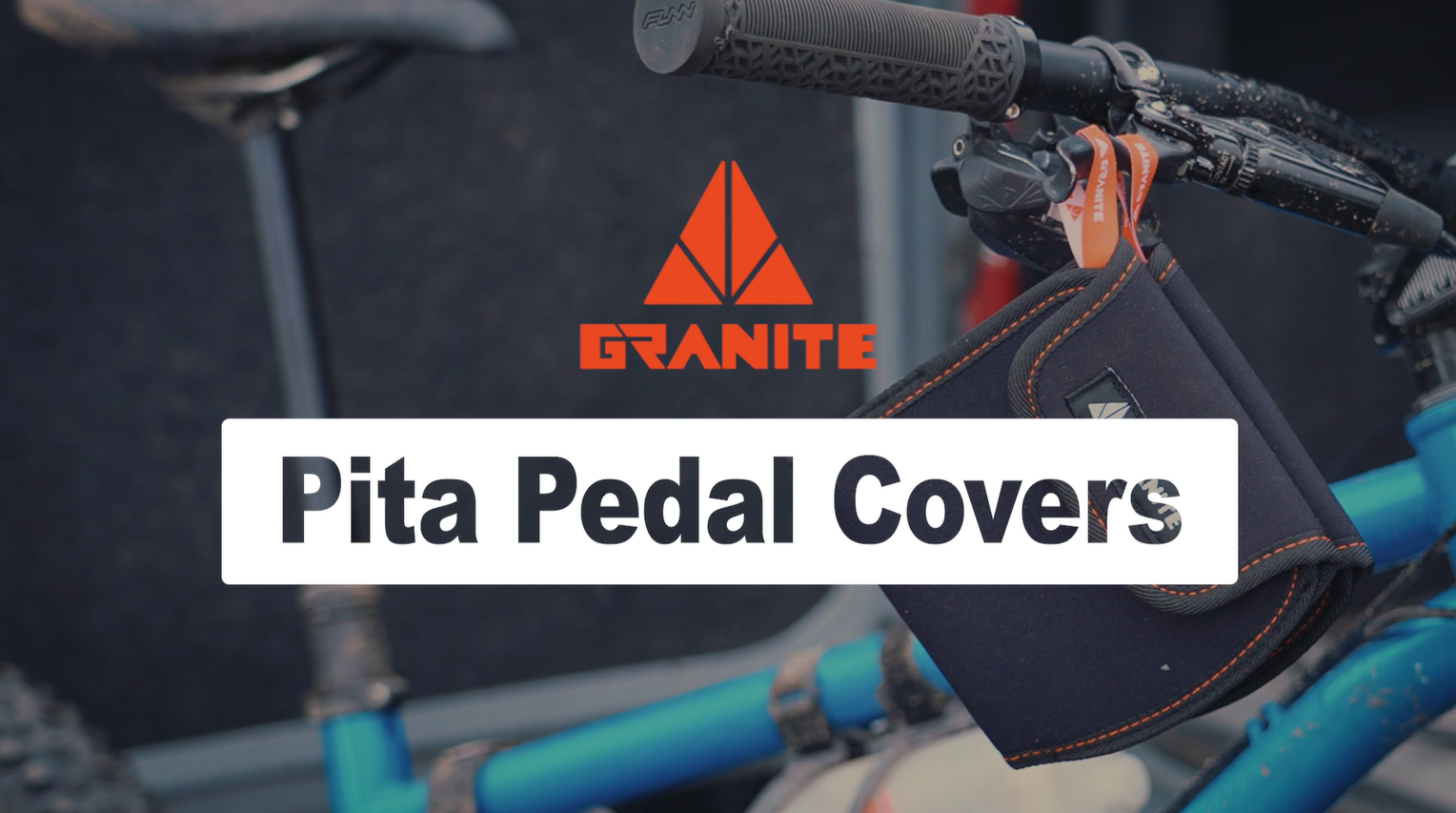 Granite Pita Bike Pedal Covers (Small, Black)
