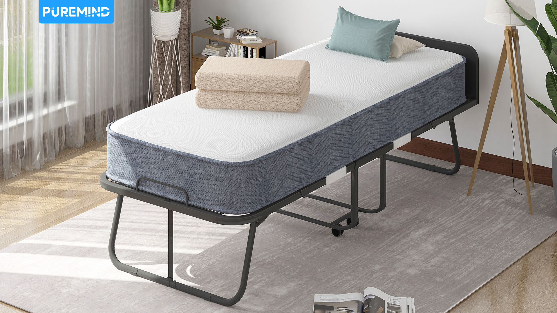 Amazon.com: PUREMIND Folding Bed with 5
