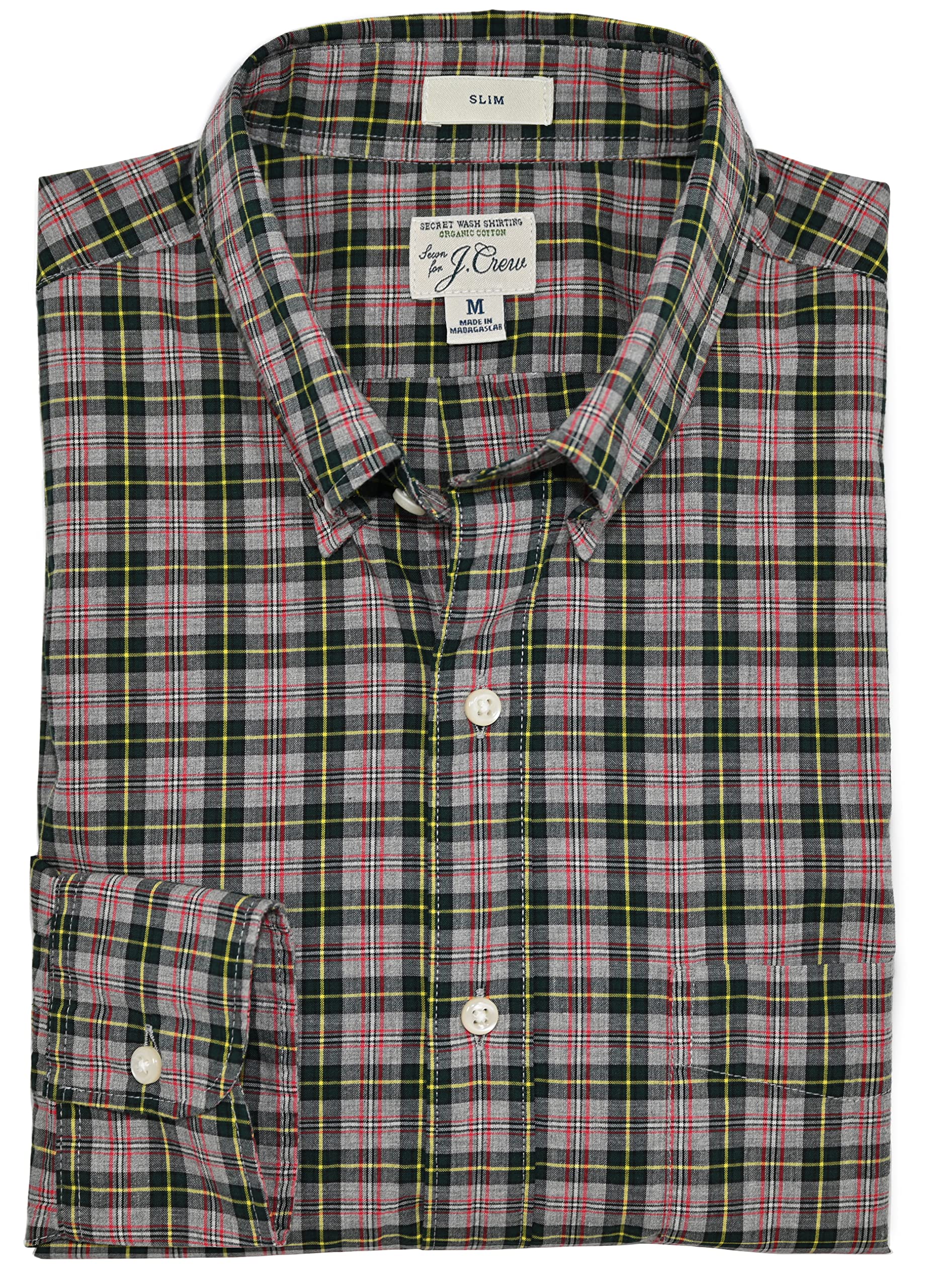 J.Crew MercantileJ.Crew Men's Slim Organic Cotton-Stretch Secret-Wash Poplin Shirt
