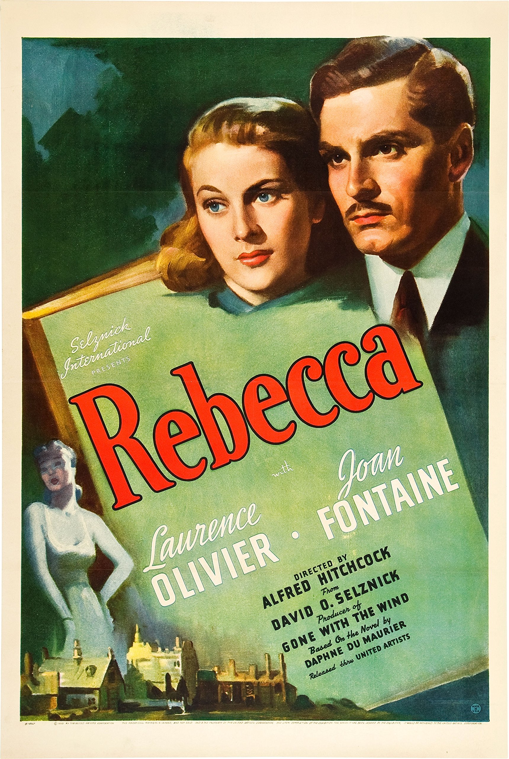 12X8 INCHES REBECCA MOVIE POSTER PRINT APPROX SIZE