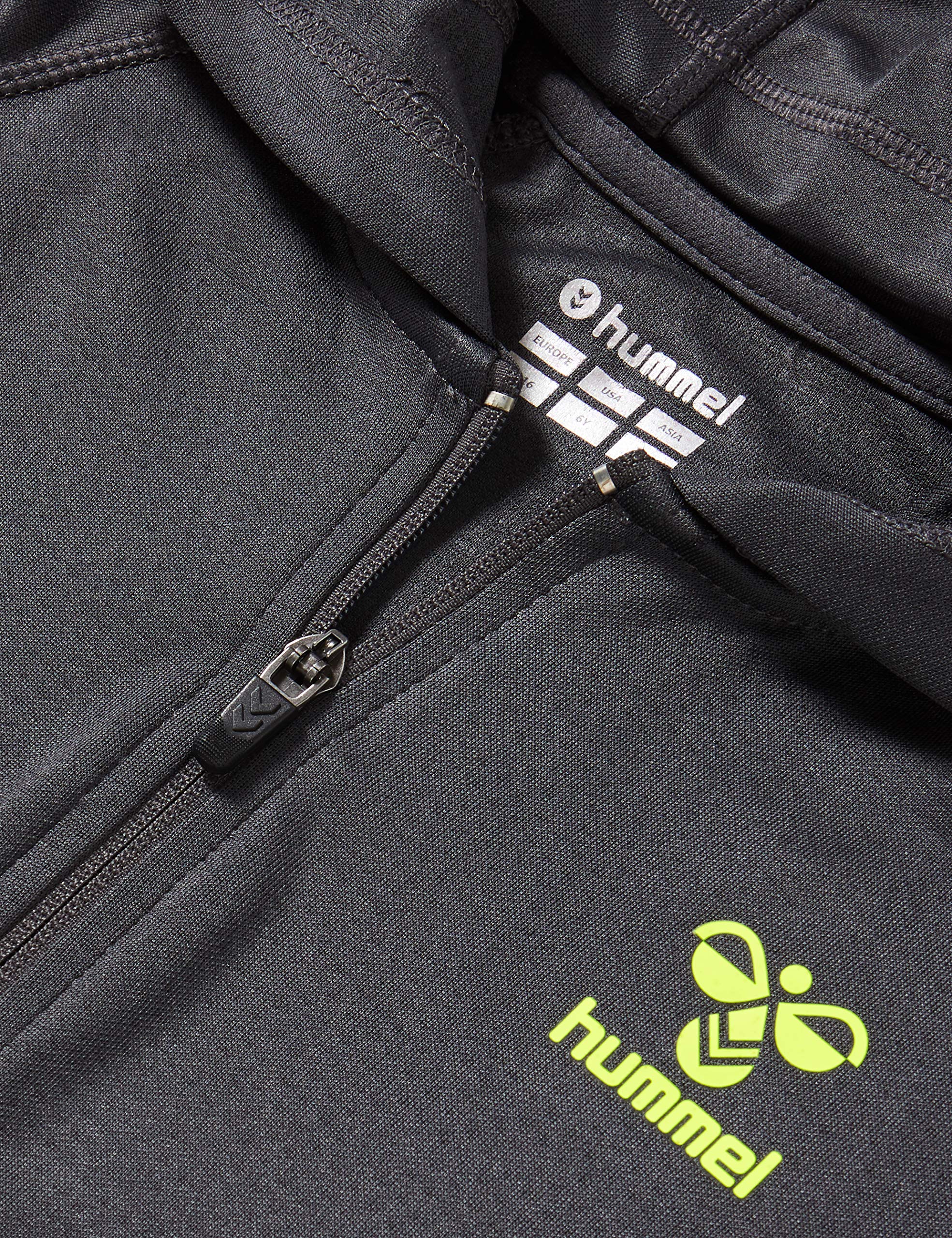 hummel Hmlaction Zip Hoodie Sweat Kids Cappuccio Unisex - Bambini e Ragazzi