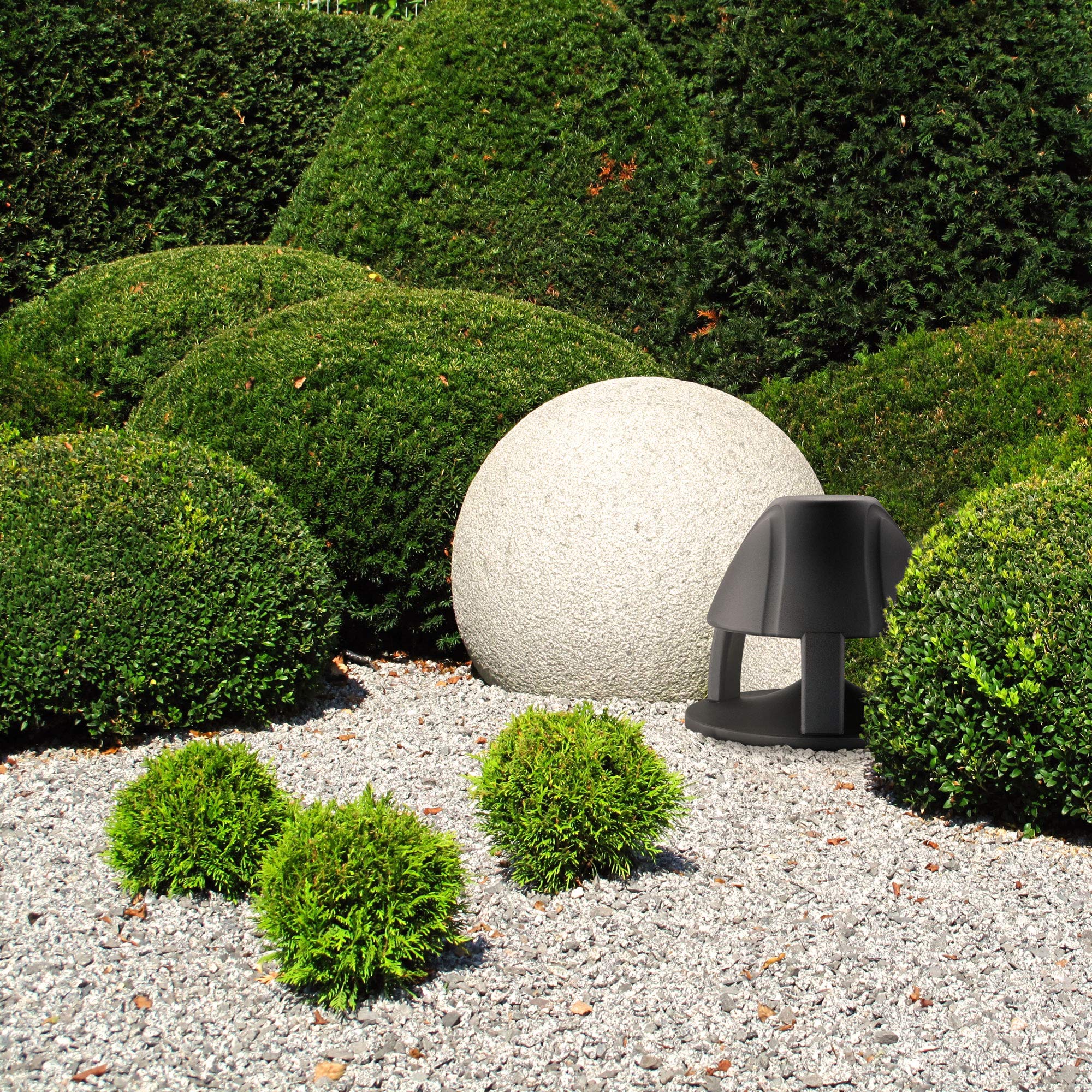 Pronomic HLS-560BT Bluetooth® BK 360° Gartenlautsprecher (2-Wege, Outdoor Lautsprecher, 5,25" Woofer, 1,2" Tweeter, UV-resistent, wasserdicht, 30 Watt RMS, 240 W Peak) schwarz