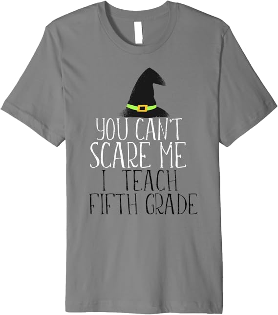 NOTHING SCARES ME Funny Teacher Halloween Memes YOU CAN'T Scare ME I Teach First Grade Halloween Meme Throw Pillow 16x16 Multicolor 
