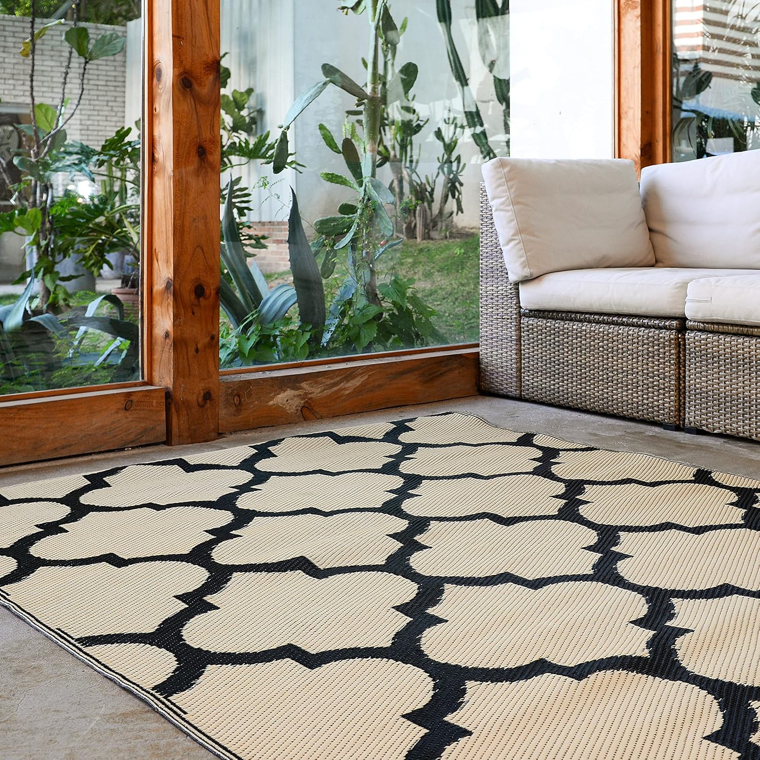 Green Elephant Plastic Waterproof Outdoor Rug Outdoor Rugs for Patios