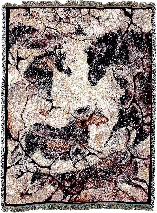 Pure Country Weavers Ancient Hall Blanket by Cecilia Henle - Southwest Cave Rock Art - Gift Tapestry Throw Woven from Cotton - Made in the USA (72x54)