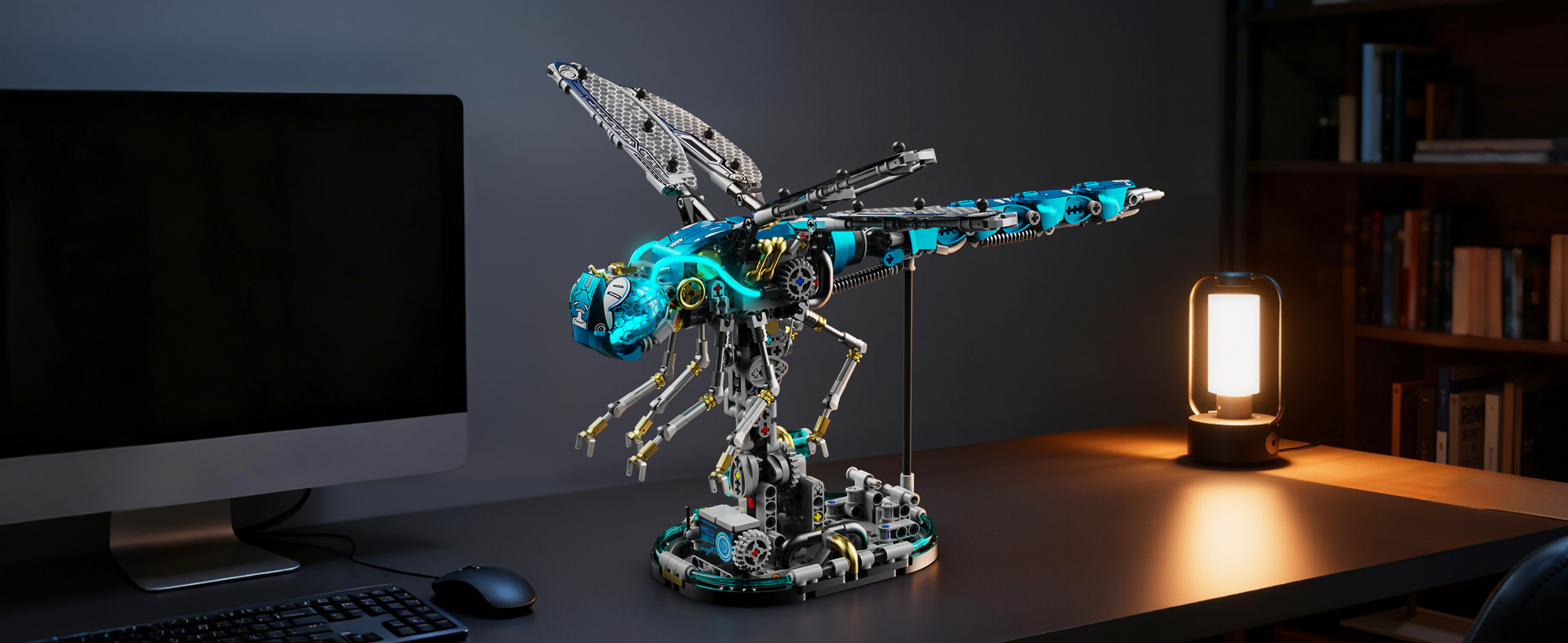 Amazon.com: Loyratche Mechanical Dragonfly Building Blocks for