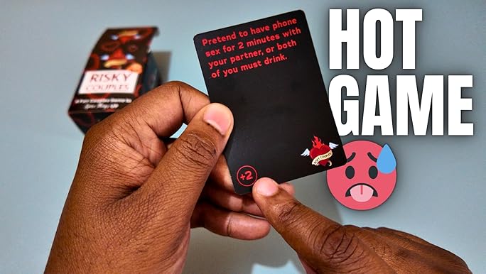 Amazon.com: RISKY COUPLES - Super Fun Couples Game for Date Night: 150 Spicy Dares & Questions for Your Partner. Romantic Anniversary & Valentines Gifts. Card Game for Couple : Toys & Games