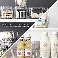 Vista 4 de BINO Contenedores de almacenamiento apilables, extra grandes - paquete de 4 de The Stacker Collection Contenedores de almacenamiento de plástico