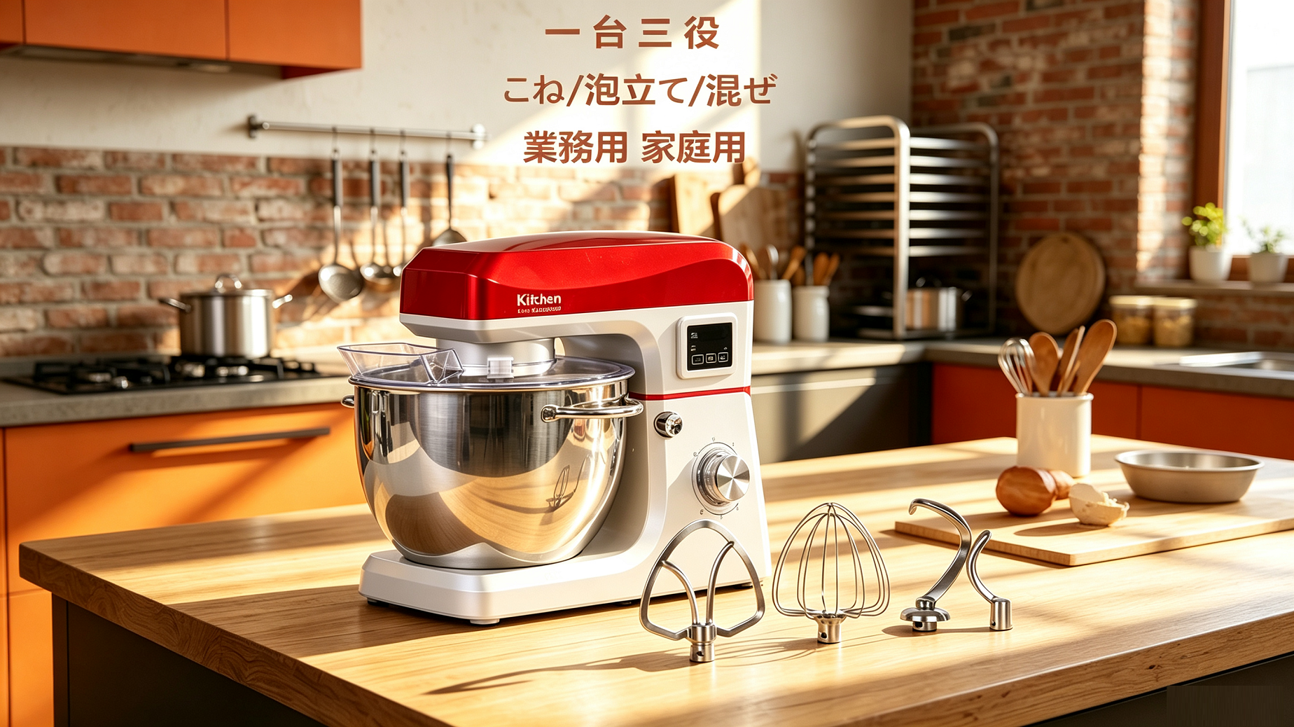 Amazon | KALELAISU スタンドミキサー 卓上型ミキサー 8L大容量ボウル