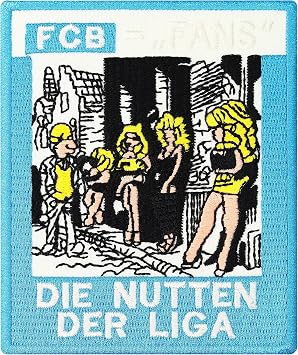 ANTI Bayern Die Nutten Der Liga, Fussball Ultras Trikot Kutte Embroidery Badge