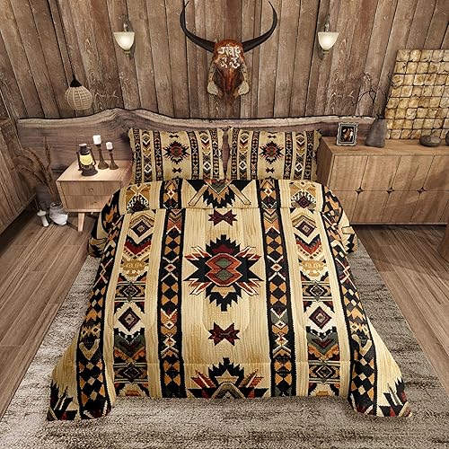 Miniatura 17 de Feelyou - Juego de edredón retro hippie con flores, tamaño King, para niños, con diseño de plantas florales botánicas de los 60 y 70, edredón Multi