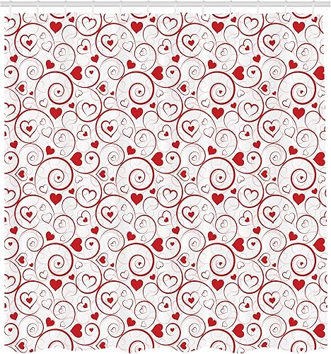 Miniatura 2 de Ambesonne  Juego de cortina para regadera de baño, de colección, con ganchos