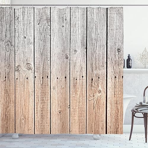 Miniatura 16 de Ambesonne Jukebox - Cortina de ducha, estilo garabato, caja de música retro, monedas, juego de decoración de baño de tela con ganchos, 69 pulgadas