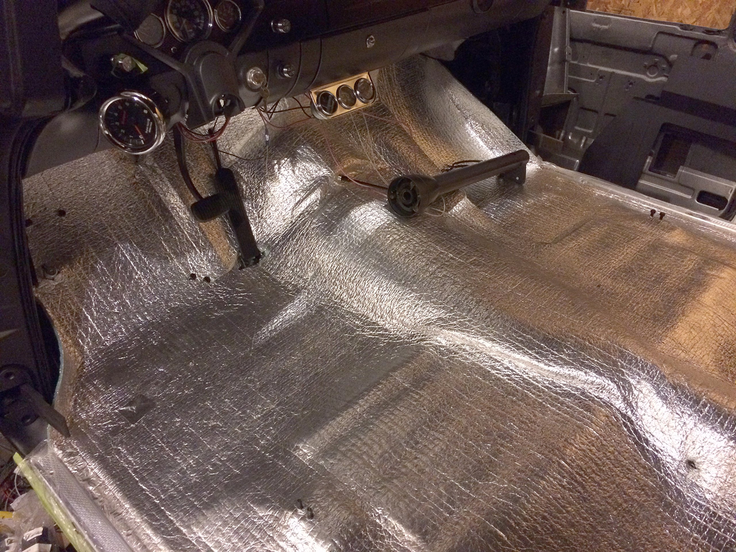 Car Insulation 4' x 12.5' Roll (50 Sqft) Sound Deadener & Heat