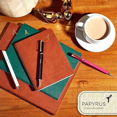 Miniatura 3 de Papyrus Paquete de 3 bolígrafos hexagonales de escritura suave, suministros escolares de oficina elegantes y lujosos