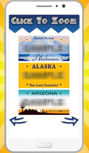 USA License Plate Designs
