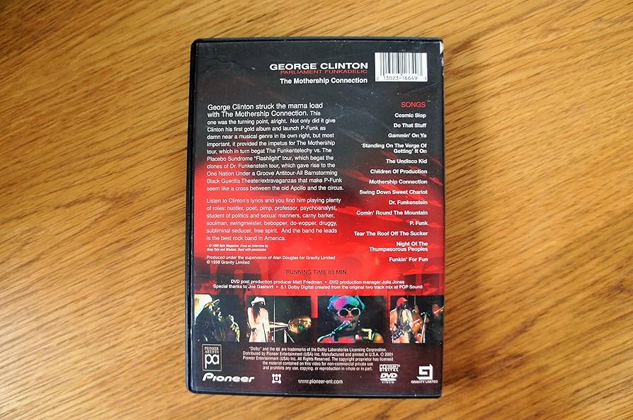 Amazon.co.jp: Mothership Connection [DVD] : George Clinton: DVD