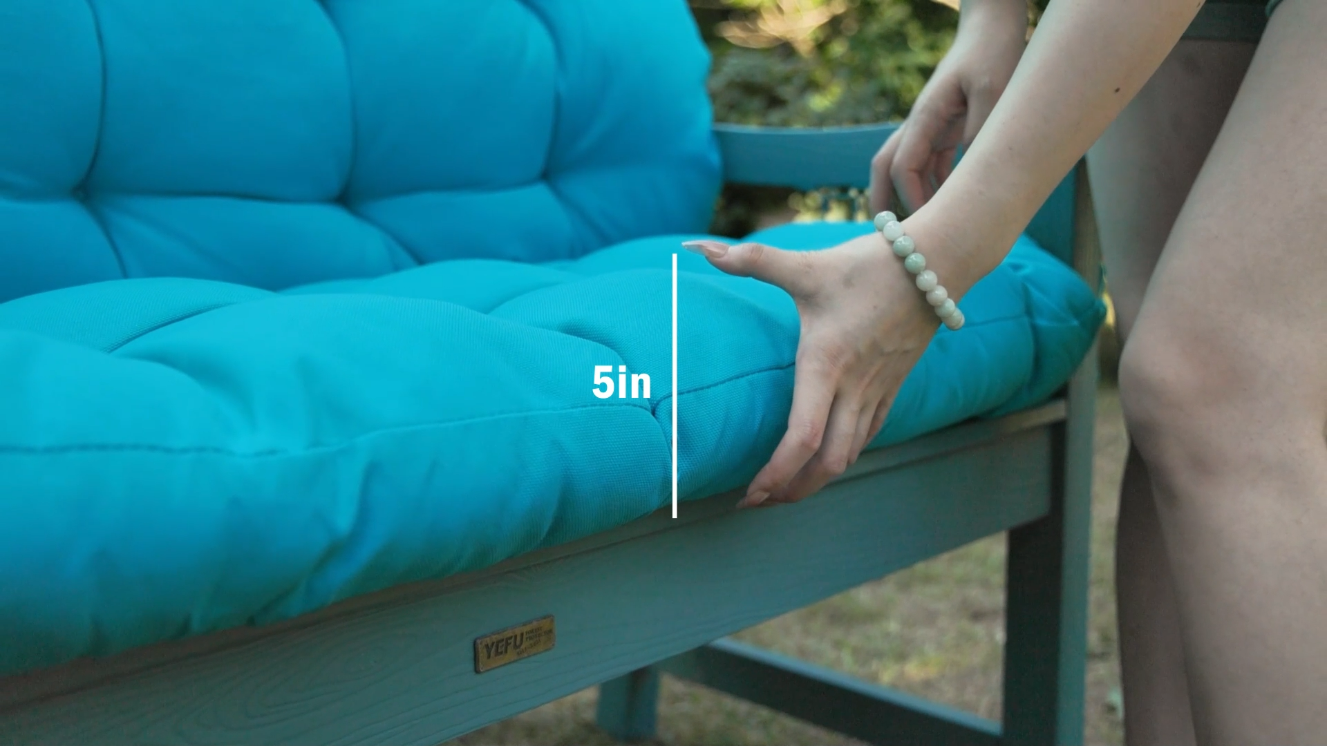 Amazon.com : YEFU Porch Swing Cushions for Outdoor: 48 inch 5
