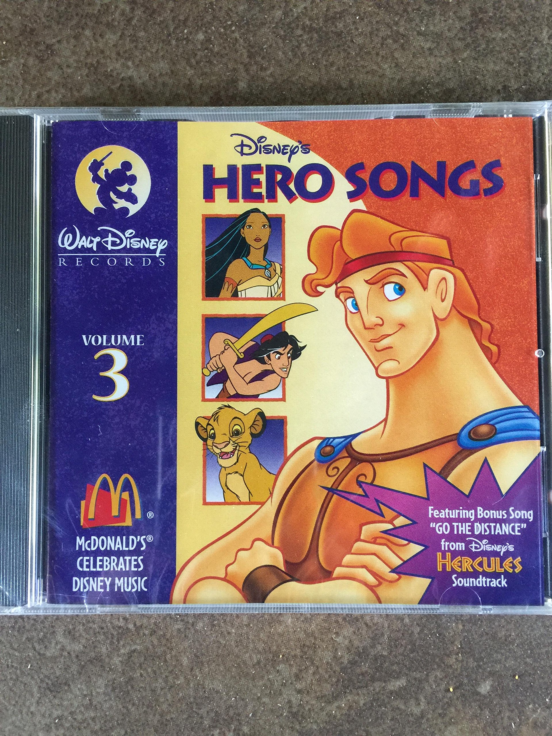 Disney's Hero Songs (Volume 3) [Audio CD]