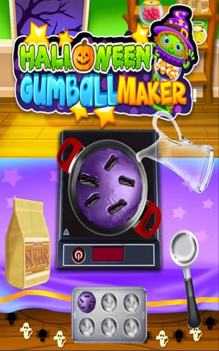 Halloween Bubble Gum Maker - Kids Gumball & Dessert Food Cooking Games FREE