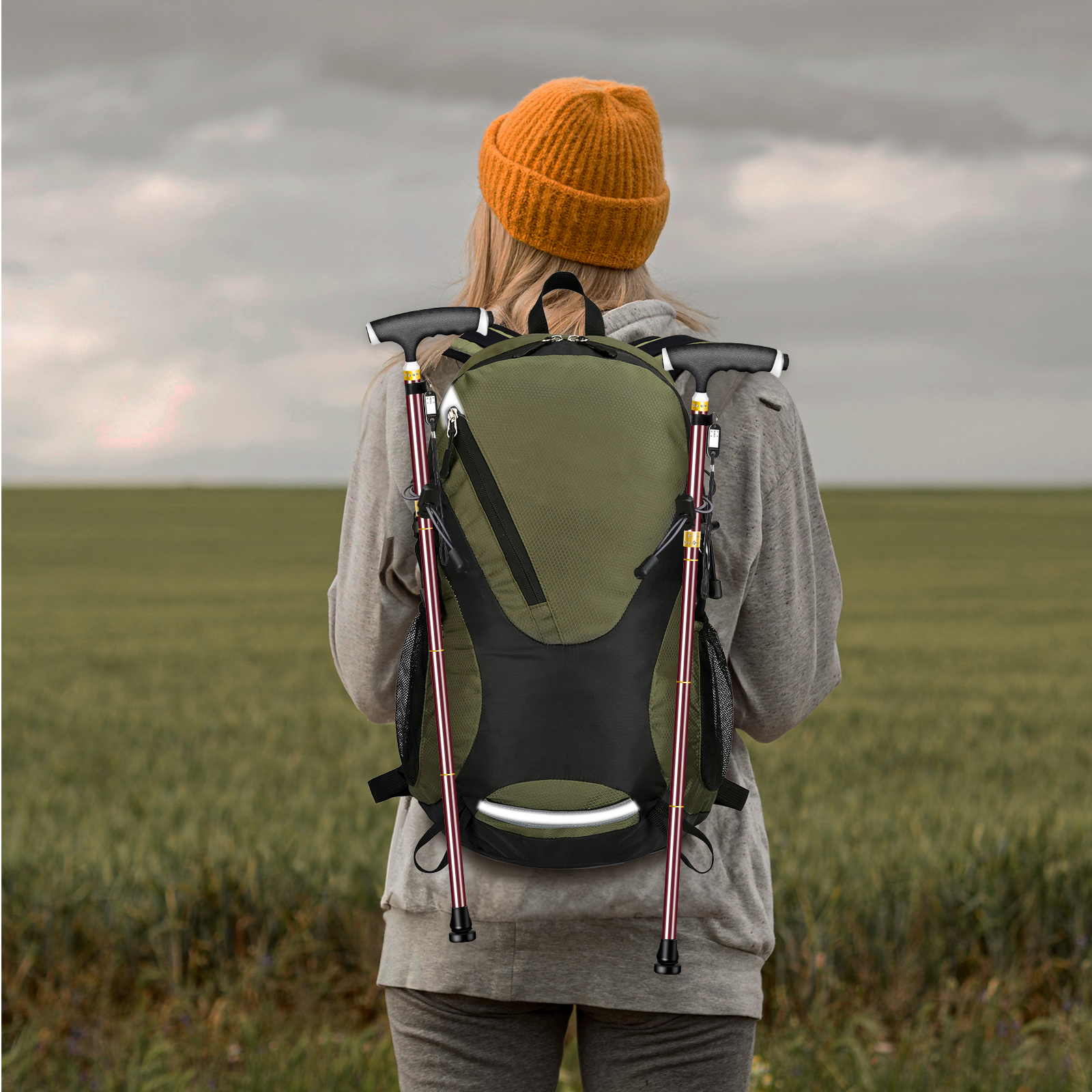 Amazon.com: Outplea 30L Waterproof Hiking Backpack with Chest