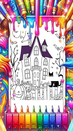 Halloween Coloring Book: Trick-or-Treat & Spooky Scenes – vue 5