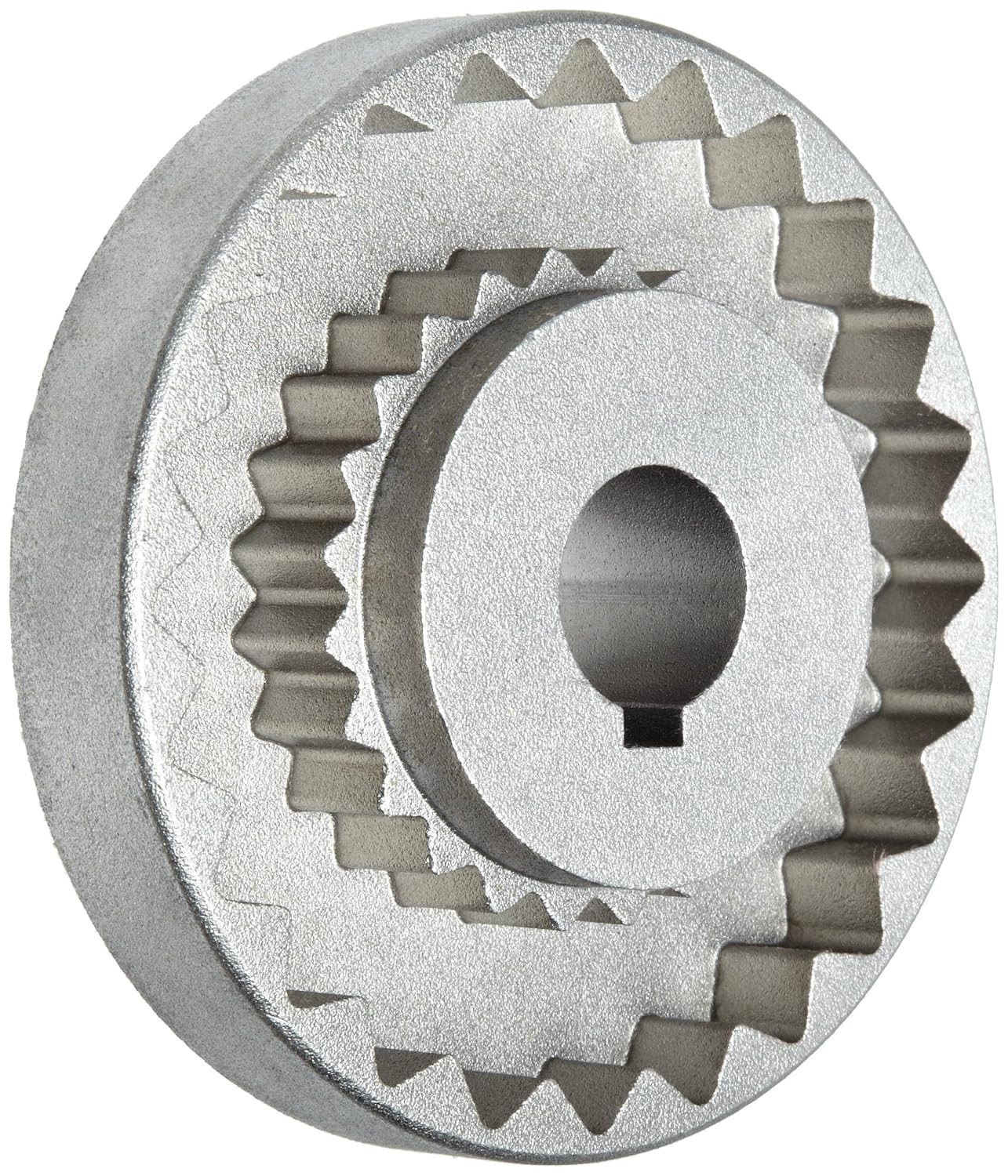 Martin 7S Quadraflex Coupling Flange, Sintered Steel, Metric, 25 mm