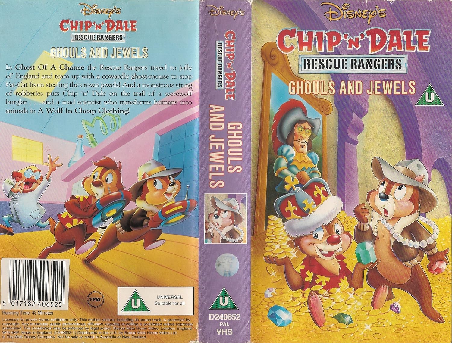 Chip 'n' Dale - Rescue Rangers - Ghouls And Jewels [VHS] [Import ...