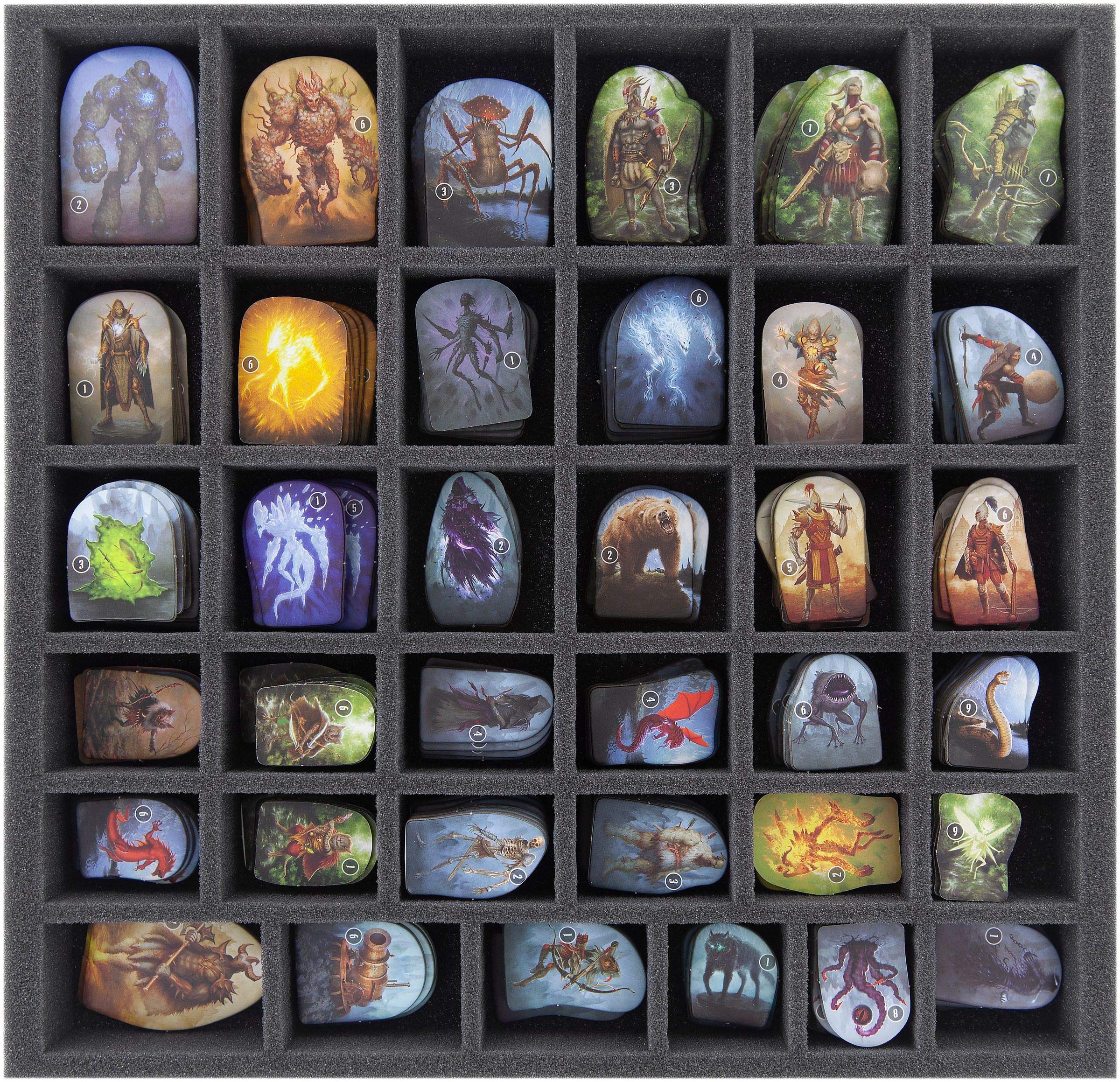 Zestaw piankowy Feldherr do Gloomhaven - pudełko do gier planszowych