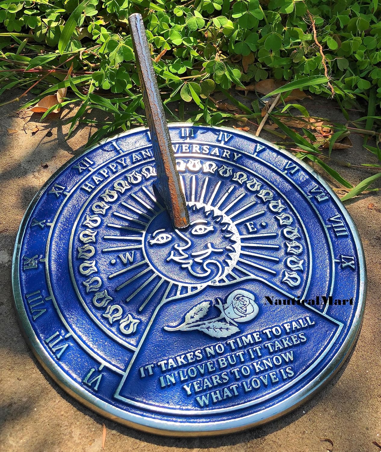 NauticalMart Looking for The Best Gift This Unique Garden Sundial Gift Idea is A Great Present for Him, for Her Or for A Couple Garden Sundial