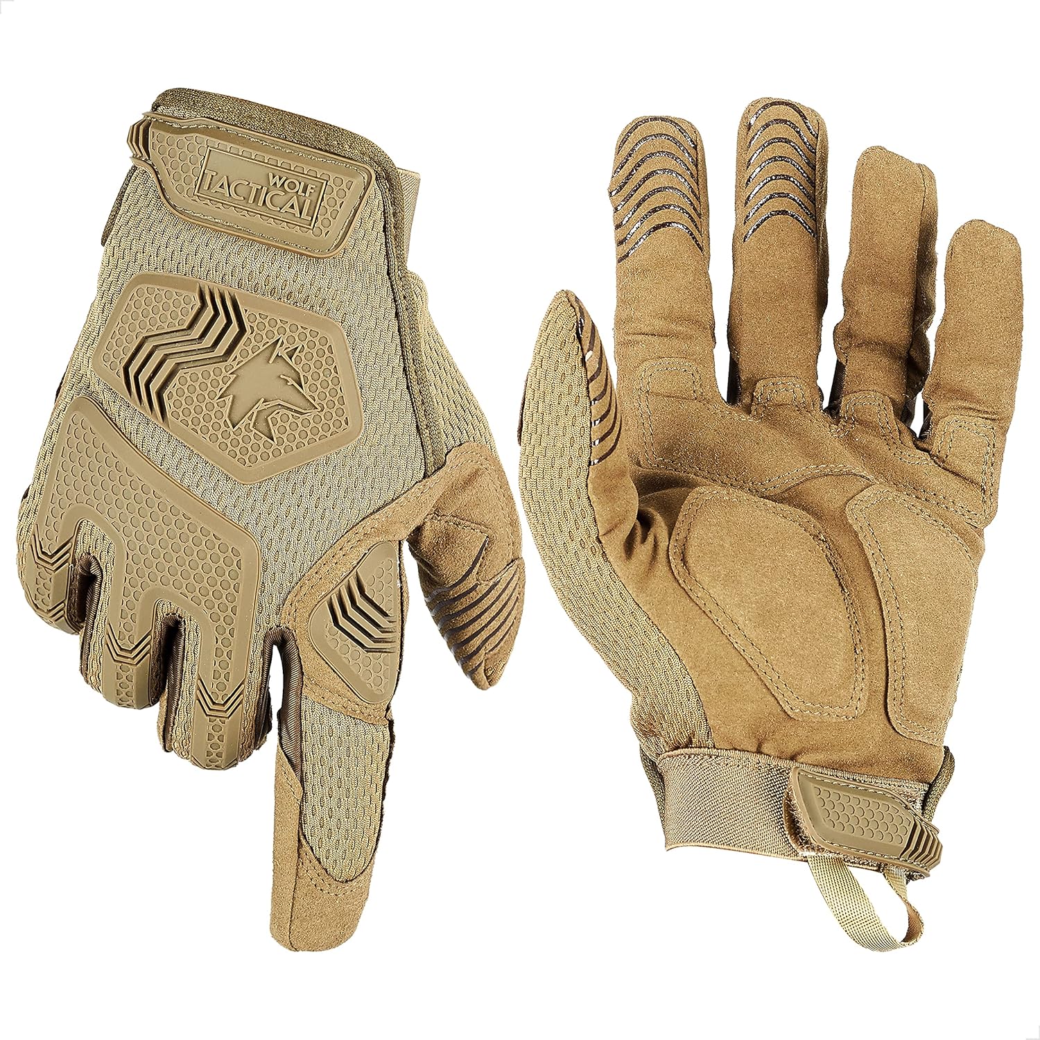 WOLF TACTICAL Shooting Gloves Tactical Gloves for Men Military Gloves, Airsoft Gloves for Paintball Combat Army Touchscreen : Sports & Outdoors