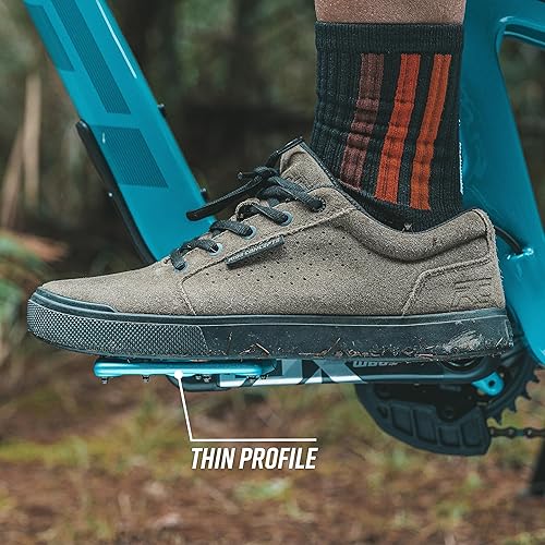 Miniatura 6 de Funn Python - Pedales planos de bicicleta - Pedales de bicicleta de plataforma ancha para bicicleta de montaña BMXMTB, eje CrMo de 916 pulgadas