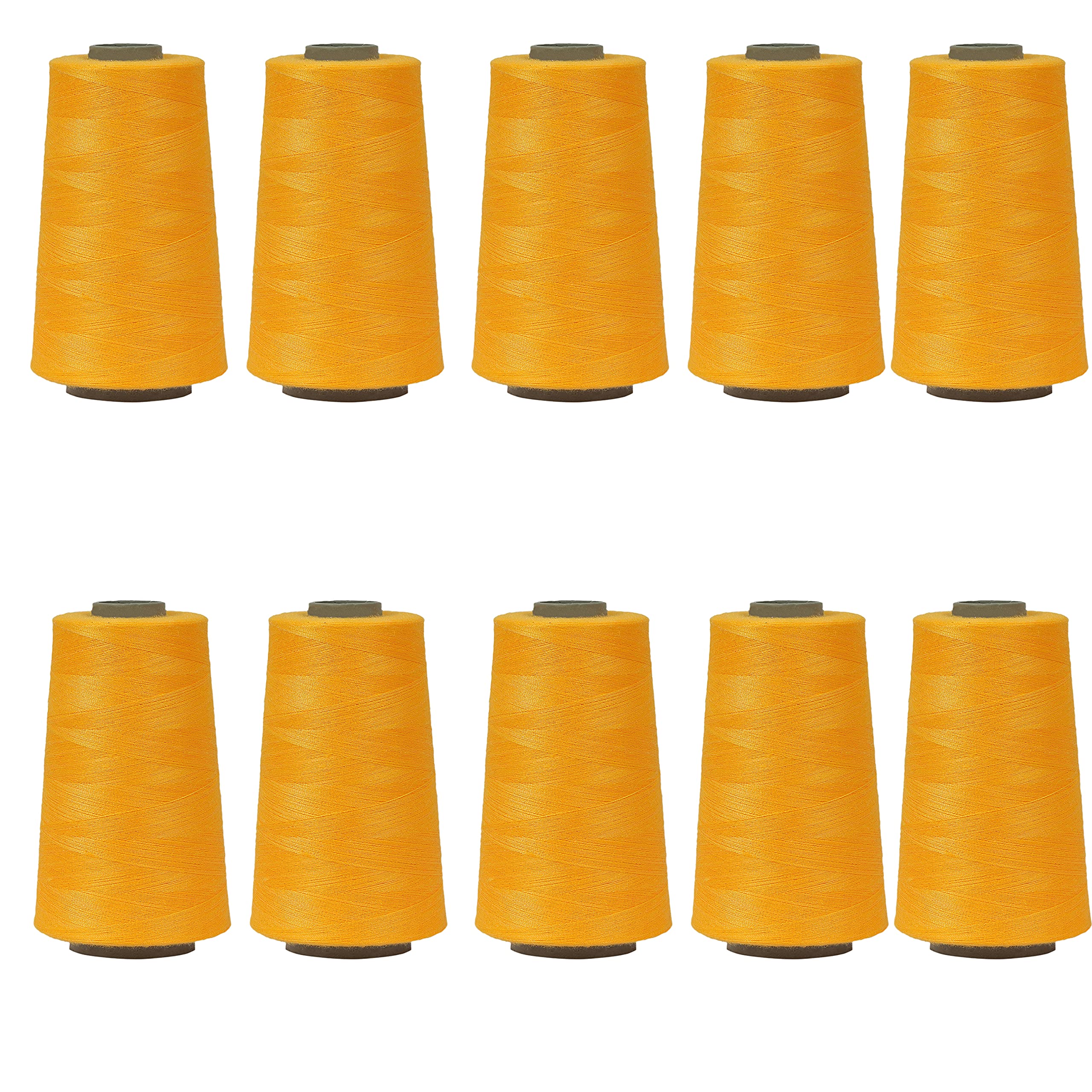 Ace International Exports 3000M Overlock Polyester Sewing Thread Set Box Yarn Spools Cone Yellow (Pack of 10) (B07QKWWXB2) Amazon Price History, Amazon Price Tracker