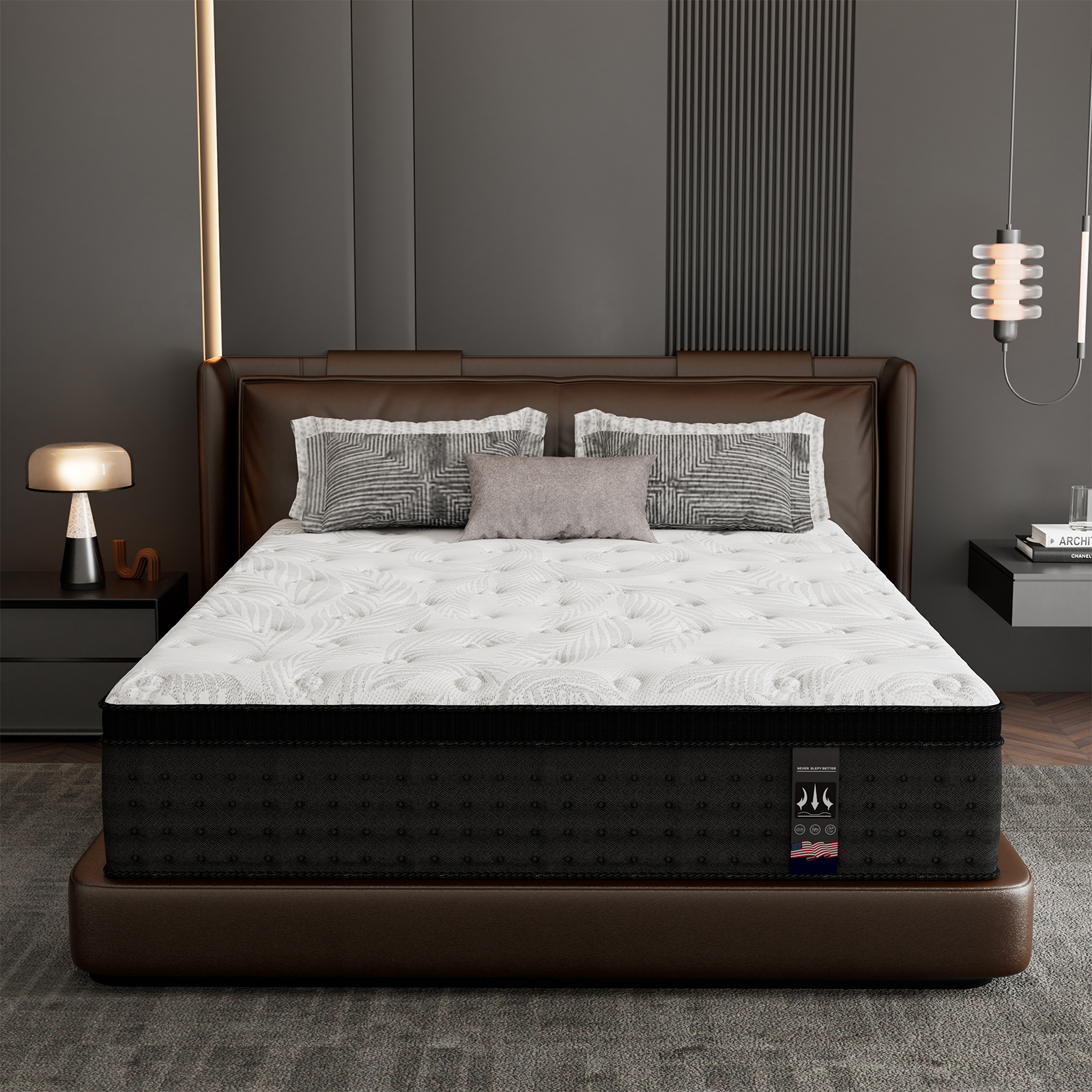 Amazon.com: KOW 14 Inch California King Size Mattress in a Box