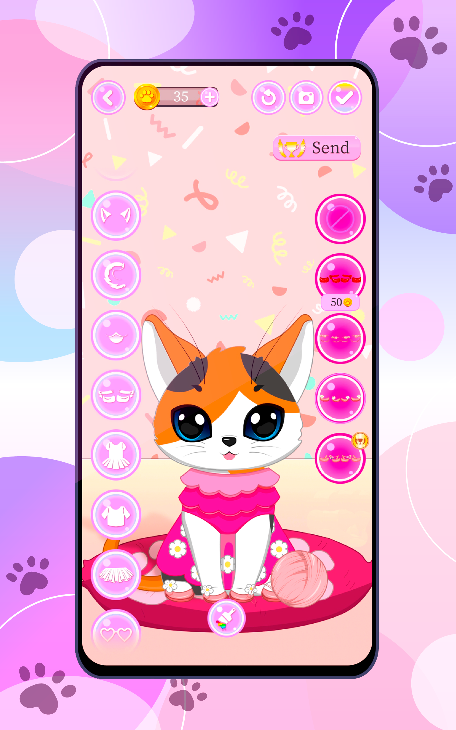 Fluffy Cat Dress Up Game App on the Amazon Appstore