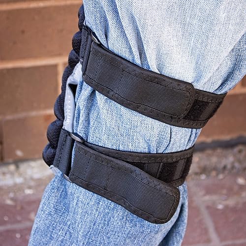 Miniatura 6 de Bucket Boss - Rodilleras de béisbol utilitarias, rodilleras protectoras (BB1), color negro