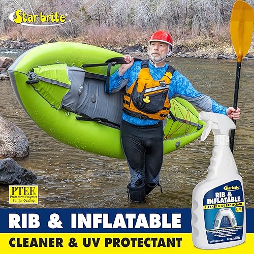 Miniatura 5 de STAR BRITE Limpiador de barcos inflable y protector UV, elimina la suciedad, la mugre y restaura el color mientras protege contra depósitos de sal,