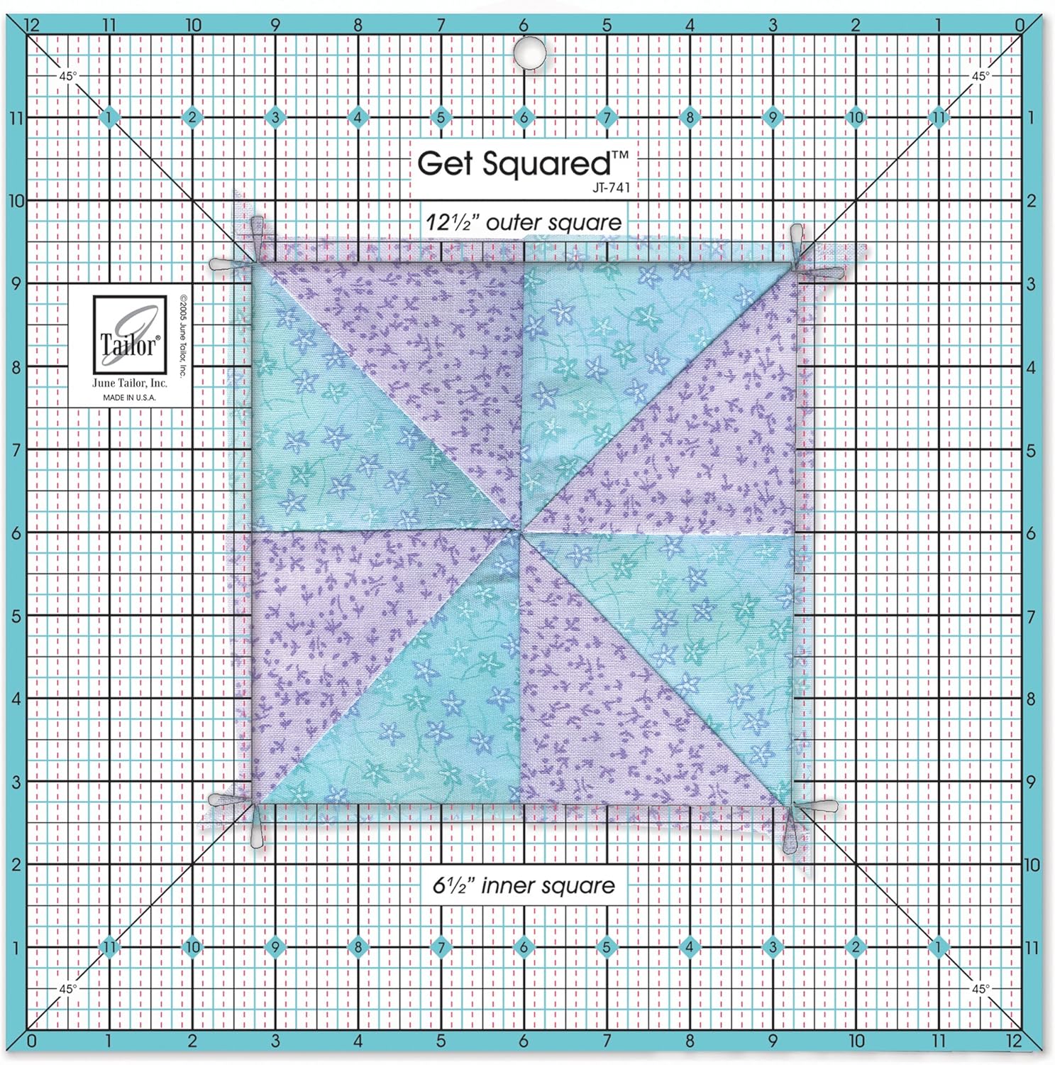 June Tailor Get Squared 12 1/2" Outer 6 1/2" Inner