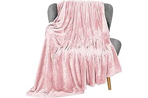 Utopia Bedding Fleece Pink Throw Blankets