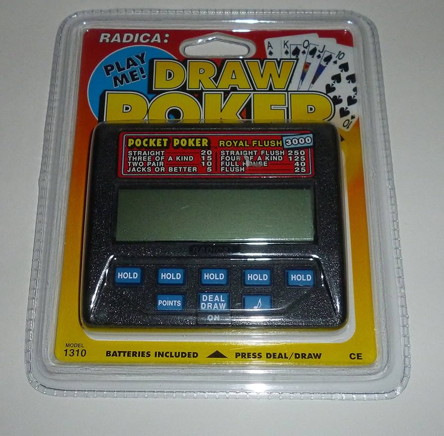 [新品未開封] Radica ポケットポーカー ロイヤルフラッシ3000 Vintage Radica Pocket Poker Royal Flush 3000 Electronic