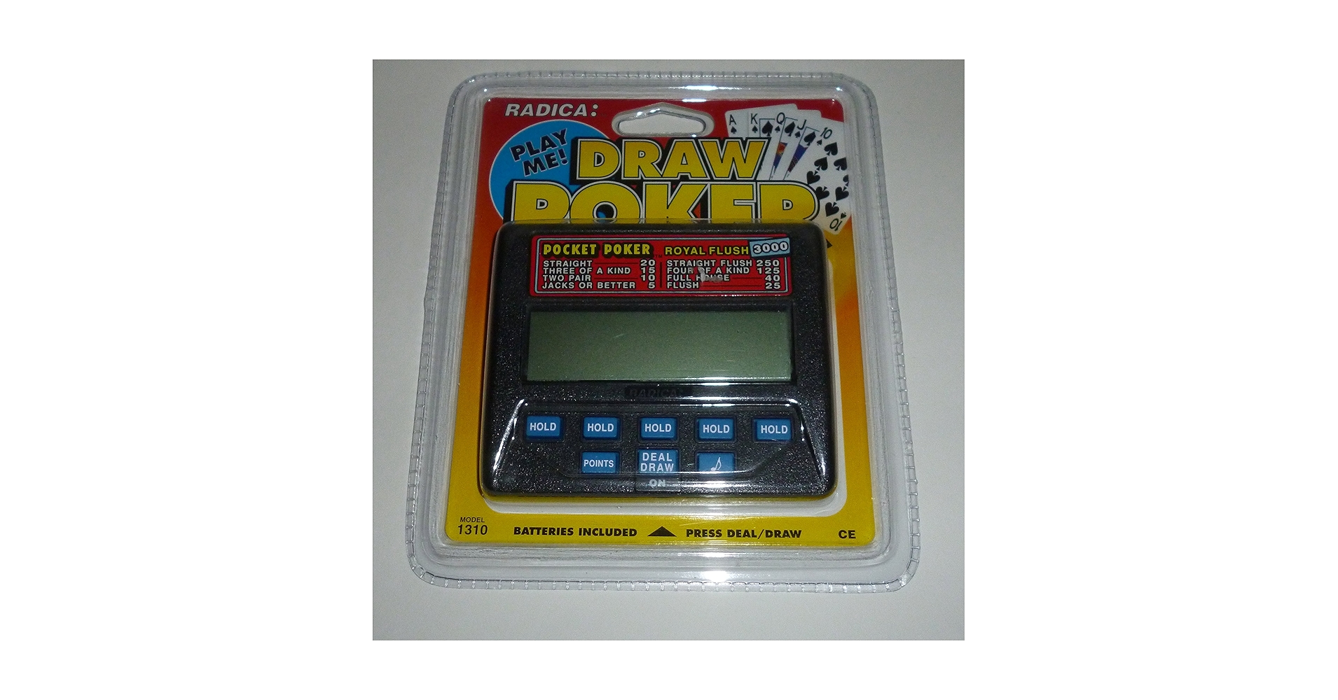 [新品未開封] Radica ポケットポーカー ロイヤルフラッシ3000 Amazon.com: Radica Pocket Poker: Royal Flush 3000 - Handheld