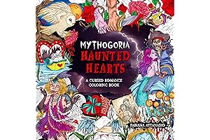 Mythogoria: Haunted Hearts: Dive into a Darkly Romantic Coloring Journey