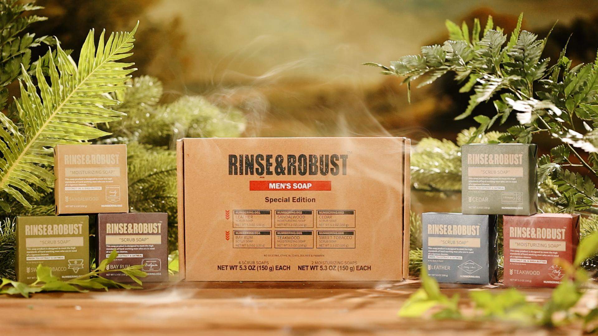 Amazon.com : Rinse & Robust Mens Bar Soap Bath Bar Soap 3Pack