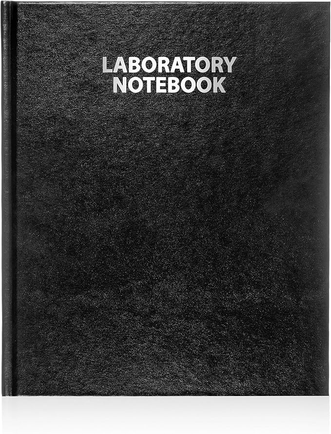 Scientific Notebook Company , Laboratory Notebook, 96 Pages 3001HC Black Hard Cover
