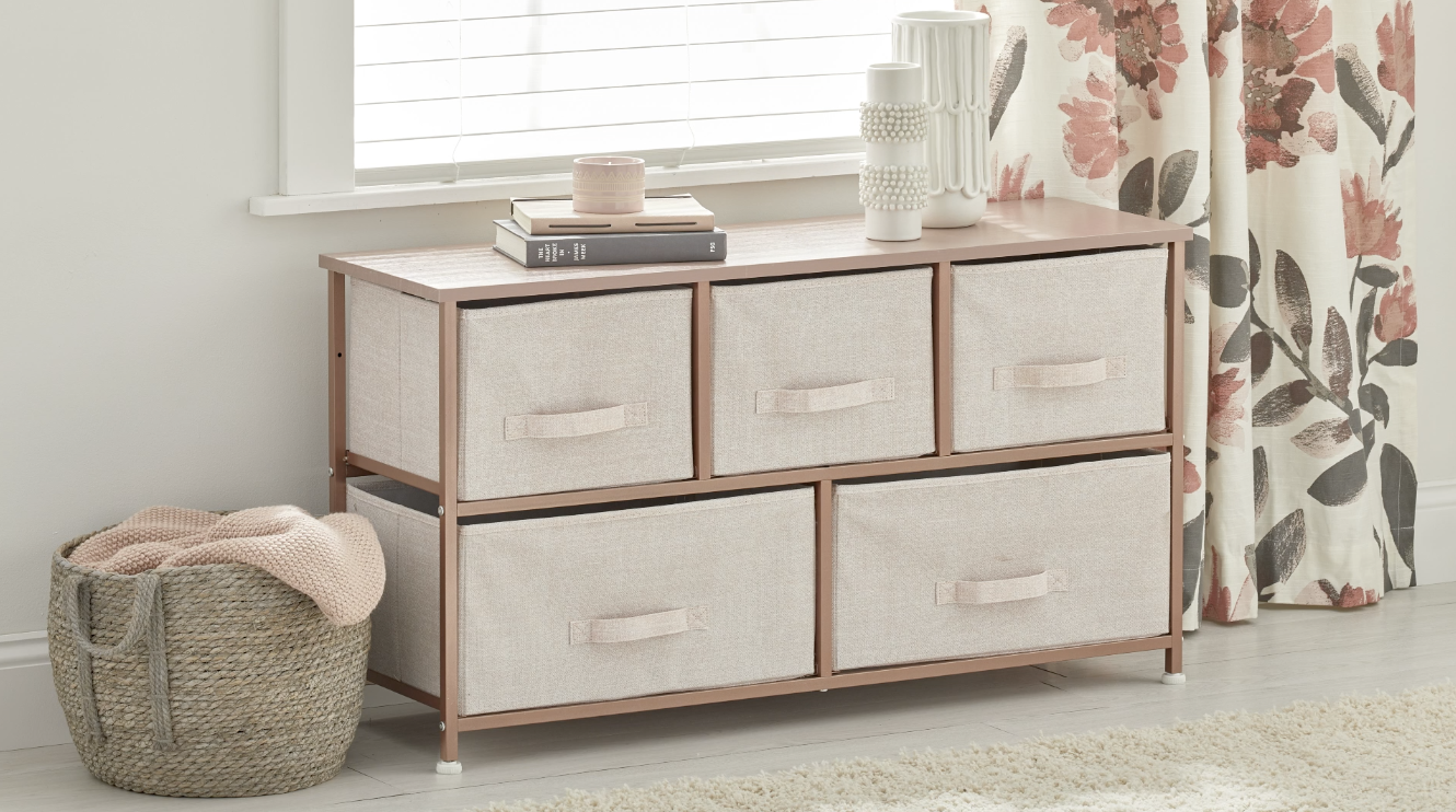 Amazon.com: mDesign Small Storage Dresser End/Side Table