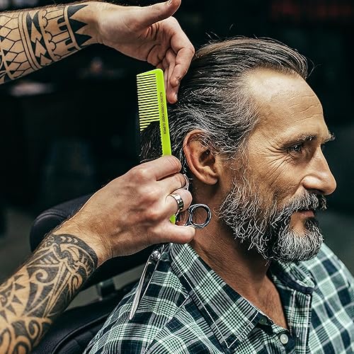 Miniatura 9 de Allegro Combs 9000 Clipper Blending Corte de dientes anchos Peine de pelo para peluqueros que se desvanecen peluqueros hombres mujeres peine de