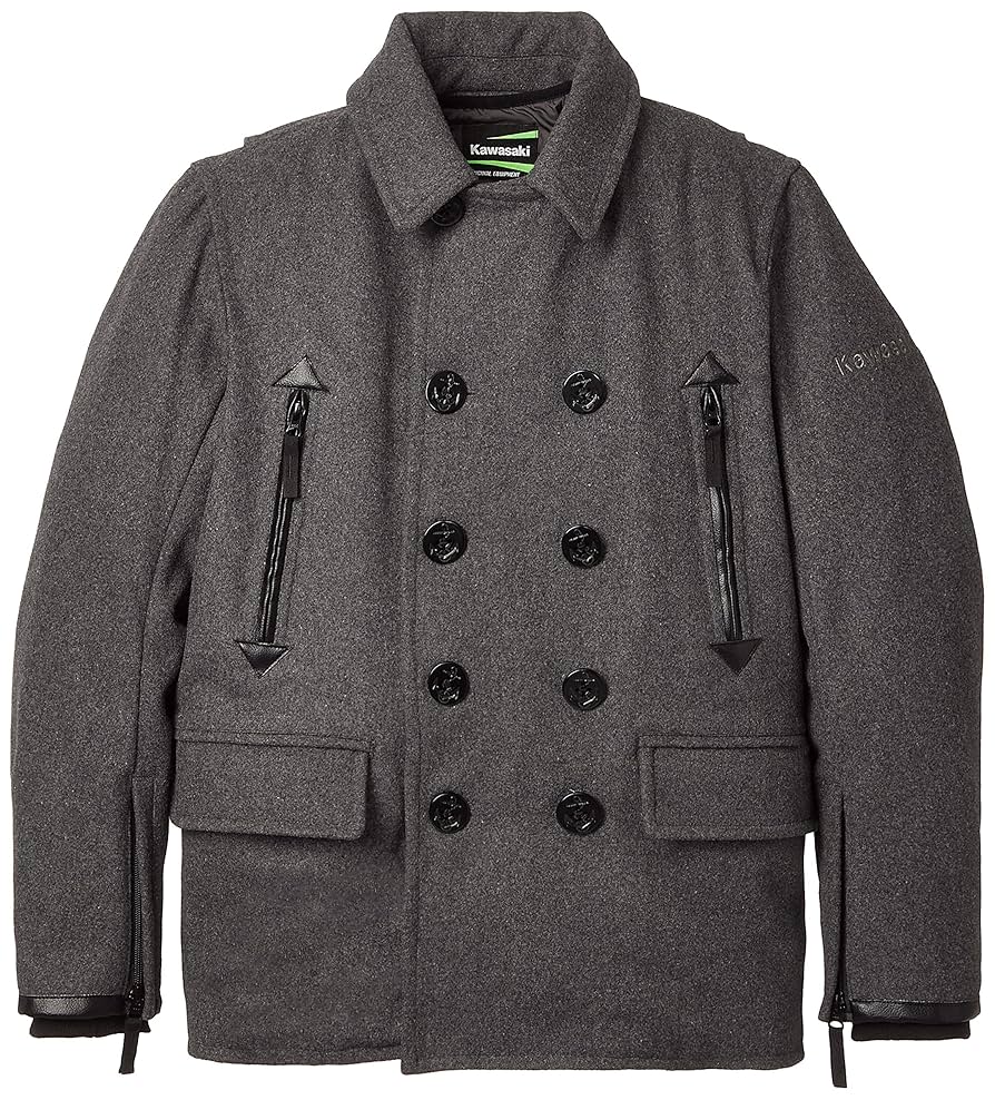 Aguwaiser-riche ライトグレー ピーコート M Aguwaiser-riche ライトグレー ピーコート M