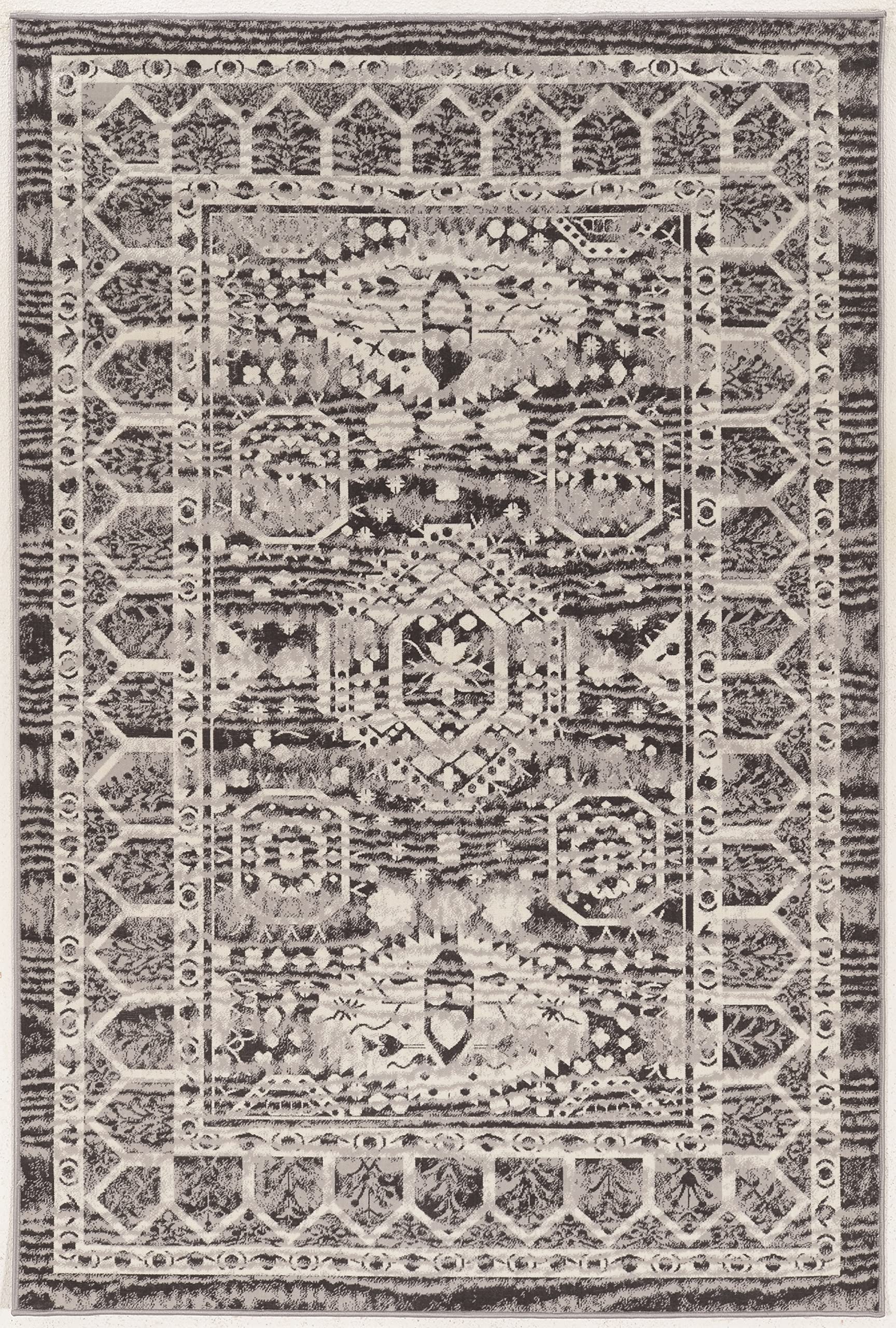 Linon Vintage Collection Hamadan Synthetic Rugs, 2' x 3' , Gray